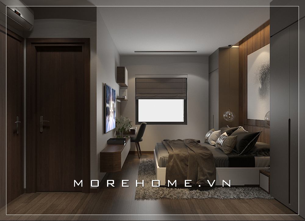 Thiết kế nội thất phòng ngủ Master